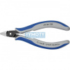 KNIPEX 79 32 125 Přesné boční štípací kleště na elektroniku, špičatá hlava, vícesl.návleky, brunýr.