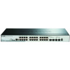 D-Link DGS-1510-28P/E sieťový switch RJ45 / SFP + 24 + 4 porty 92 Gbit/s funkcia PoE; DGS-1510-28P/E