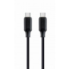 Gembird CC-USB2-CMCM100-1.5M USB-C (M) na USB-C (M), 100W, PD, 1,5m, černý