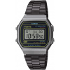 Čierne hodinky Casio Vintage A168WEHB-1AEF so stopkami
