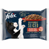 Felix Deliciously Sliced hovädzie, kuracie, kačica, morka v želé 4 x 80 g