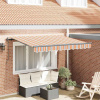 zahrada-XL Zatemniteľná markíza Viacfarebný 350 x 200 cm Polyester, Hliník 3329702