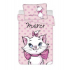 Jerry Fabrics obliečky do postieľky bavlna Disney Mačička Marie Merci baby 100x135 cm + 40x60 cm