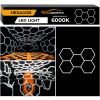 Stropné svietidlo, lampa - Workshop garáže LED žiarovky Hexagon 6000K 297x206cm (Workshop garáže LED žiarovky Hexagon 6000K 297x206cm)