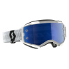 SCOTT FURY CH white blue chrome works