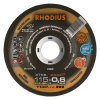 RHODIUS Schleifwerkzeuge GmbH & Co.KG, RHODIUS Rezný kotúč XTK6 EXACT oceľ/nerez Priemer x Hrúbka: 115x0,6