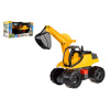Bager žlto-čierny Giga Trucks plastový 80cm v krabici 70x35x29cm