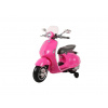 mamido Detský elektrický skúter Vespa GTS ružový