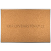 Korková nástenka KOROK 150 x 100 cm - Al rám - KOREK 150/100