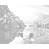 ZUTY Bodkovanie - LODE NA JAZERE BRAIES Rámovanie: vypnuté plátno na rám, Rozmer: 80x100 cm