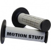MOTION STUFF motokrosové rukoväti supersoft sivé/čierne