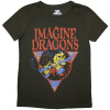 Imagine Dragons tričko Skeleton Flute Zelená XL