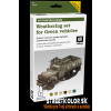 Vallejo sada airbrush farieb Weathering green 6x8 ml (Model Air Weathering for Green Vehicles - dopredaj - ukončená výroba)