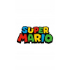CUKROVÁ TLAČ jedlý obrázok na tortu Cukrová hmota Super Mario Logo Sticker + MENO