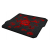 C-TECH Herní podložka pod myš ANTHEA CYBER RED, 320x270x4mm, obšité okraje GMP-01C-R