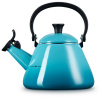 Le Creuset - kanvica, čajník, kužeľ 1,6 l Karibská modrá