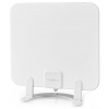 NEDIS aktivní pokojová DVB-T/T2 anténa/ FM / UHF / VHF/ rozsah příjmu 0-25 km/ LTE700/ zesílení 30 dB/ ABS/ bílá