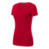 Tričko dámske Action V-neck 701 - M, 71 - formula červená