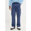 Nohavice Karl Lagerfeld Jeans strih cargo, A3M10085 modrá XXL