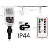 Záhradné girlandy - 20 m osvetlenie párty - 200 LED, farba + (Párty osvetlenie 20 m - 200 LED, farba +)