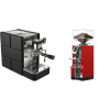 Stone Espresso Plus + Eureka Mignon Libra, CR ferrari red