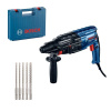 BOSCH GBH 240 + súprava SDS plus, v prenosnom kufríku - 0615990M99