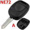 Náhradný obal kľúča Renault, 1-tl. RE105 NE72 A