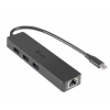 i-tec USB-C 3.1 Slim 3-portový HUB + RJ-45 C31GL3SLIM
