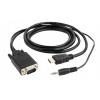 Kábel Gembird A-HDMI-VGA-03-6 HDMI - D-Sub (VGA) 1,8 m