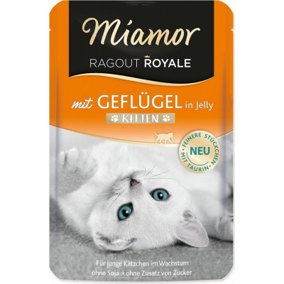 Kapsička Miamor Ragout Royale Kitten hydina v želé 100g