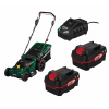 Parkside® Aku kosačka na trávu 40 V Prma 40-Li D2 + 2x Akumulátor 20 V/4 Ah + Nabíjačka 20 V/4,5 A (800010258)