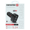 Swissten autonabíjačka 5,2A, 3x USB 20111200