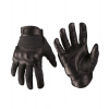Mil-tec taktické rukavice kožené/kevlar, čierne - XL