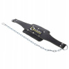 KULTURISTICKÝ ZÁŤAŽOVÝ PÁS HMS DIP BELT 150 KG, KOŽENÝ, NA ŤAHANIE