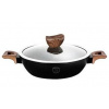 Berlingerhaus Pekáč okrúhly s pokrievkou s mramorovým povrchom 28 cm Ebony Line Rosewood BH-1739