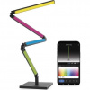 ZCW34BR Stojacia lampa GoSmart LED, čierna, 175 cm, teplá biela / RGB, WiFi
