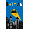 Carbotex Bavlnený froté uterák 30x50 cm - Batman Gotham City