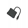 FIXED HUB Quadri, 5-portový hliníkový USB-C, 140W, PD 3.1, vesmírne čierna (FIXHU-QR-BK)
