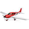 E-flite Cirrus SR-22T 1.5m červená SAFE Select BNF Basic (EFL15950)