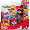 Set Pokémon Clip N Go Pokéball, Luxury Ball a Charmander s páskem