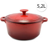 Perfect Home 10566 Liatinový hrniec s pokrievkou, 26cm, 5,2L