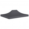 vidaXL Strecha na párty stan 4,5x3 m, antracitová 270 g/m²