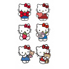CUKROVÁ TLAČ jedlý obrázok na tortu Cukrová hmota HELLO KITTY MAČKA + TEXT 38