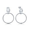 MINET JMAS0297SE00 - MINET Moderní stříbrné náušnice kruhy
