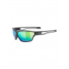 Cyklistické okuliare Uvex Sportstyle 806 - black matt/mirror green