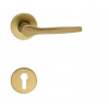 COBRA MONET-R PZ F4 Kľučka dverová , bronzový elox s rozetou, kovová , plastové vnútro C200F420