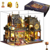 3D DREVENÉ PUZZLE Magický drevený domček „Horomac City“ DIY sada