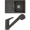Set Schock S30-2 (dřez Lima D-100S Asphalt + baterie Cosmo.120 Asphalt)