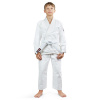 Detské kimono GI na judo Ground Game Deshi 2.0 – biele K1 - 120 cm (Výška: 124–133 cm)