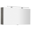 Sapho - CLOE galérka s LED osvetlením, 100x50x18cm, dub strieborný
